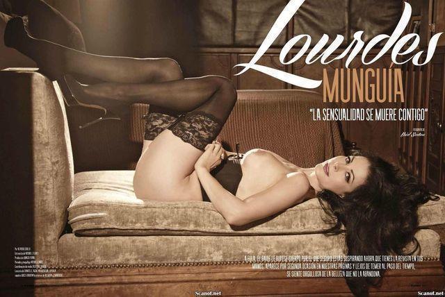 actress Lourdes Munguía 2015 Without camisole photoshoot beach