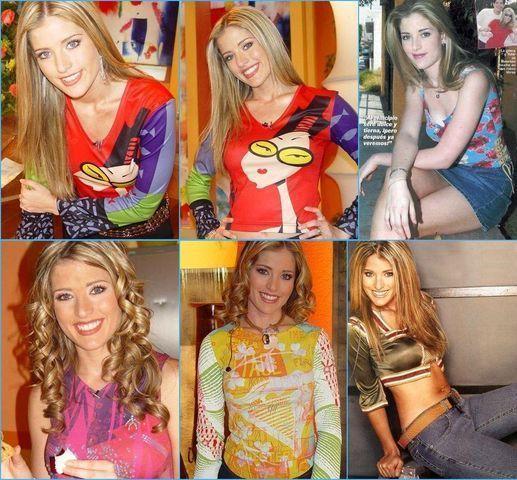 actress María Inés 18 years Without camisole snapshot beach