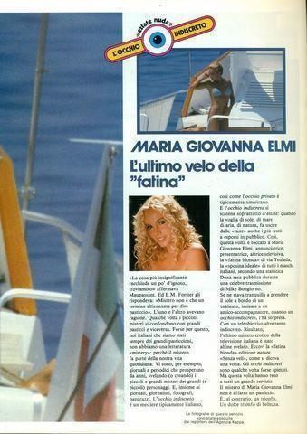 Maria Giovanna Elmi heiße nackt