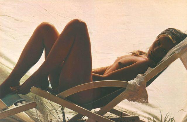 models Marie-Christine Barrault 19 years teat art beach