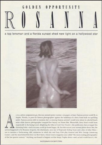 Rosanna Arquette sexy