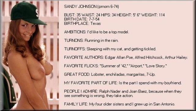 Sandy Johnson pezones