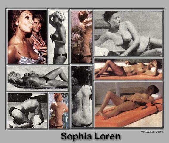 Topless sophia loren
