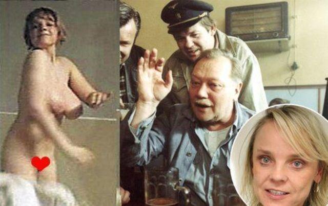 actress Veronika Jenikova 23 years indelicate photo in public