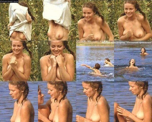 actress Yekaterina Rednikova 2015 stripped image beach
