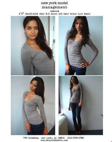 models Shanina Shaik teen breasts photo home