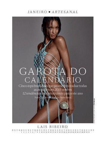 models Lais Ribeiro 22 years bosom snapshot beach
