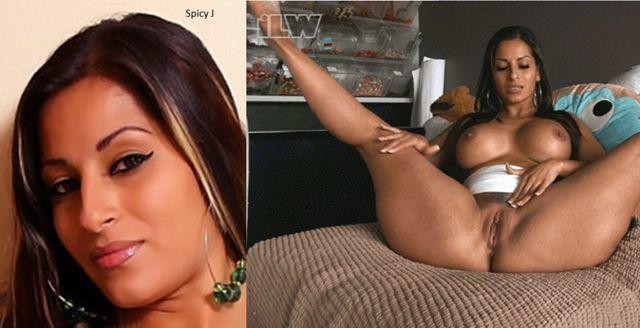 actress Spicy J 19 years crude foto home
