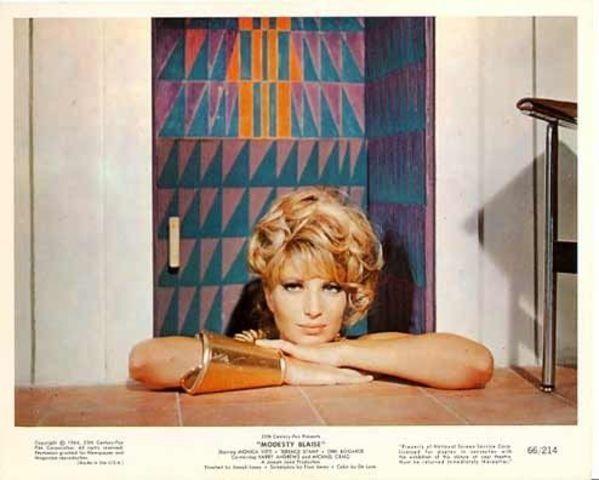 actress Monica Vitti 21 years private picture beach