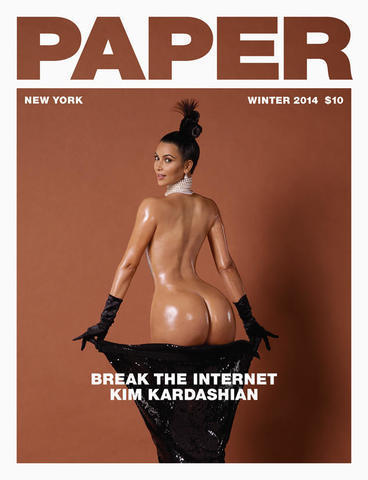 Kim Kardashian West topless photoshoot