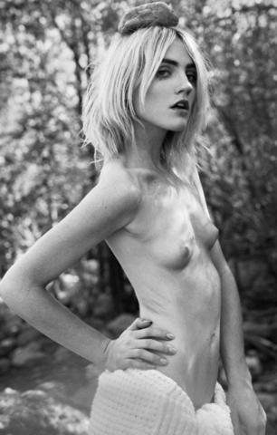 Lauren Caster topless photoshoot